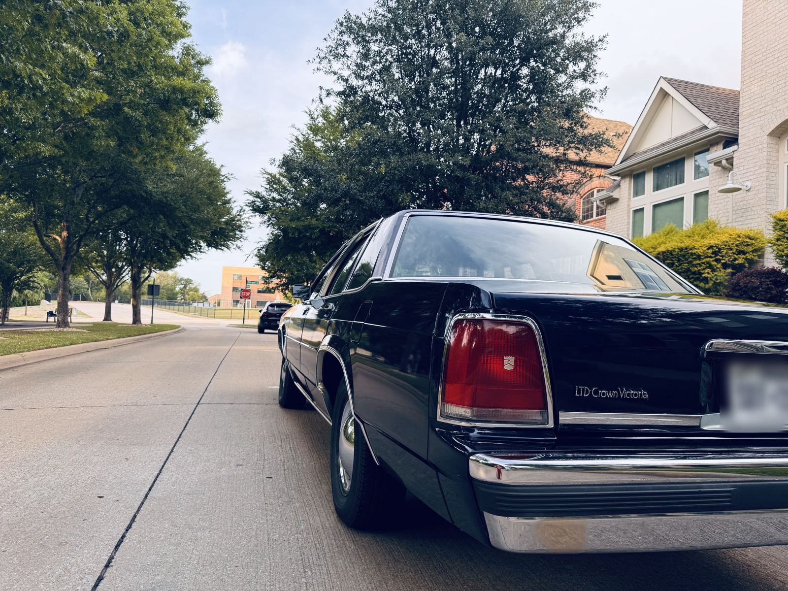 Close-up of the rear corner and taillight